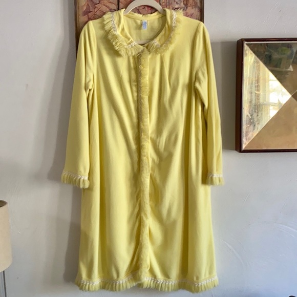 60s 70s VINTAGEROBERT CHIHA-ROSENFELD BOHO FRINGE FL KIMONO...